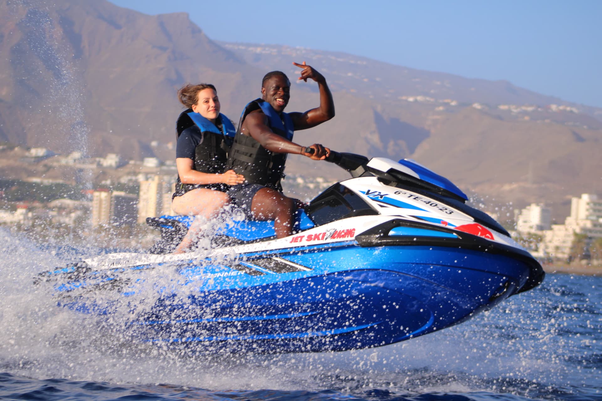 Safari en moto de agua, Costa Adeje Tenerife